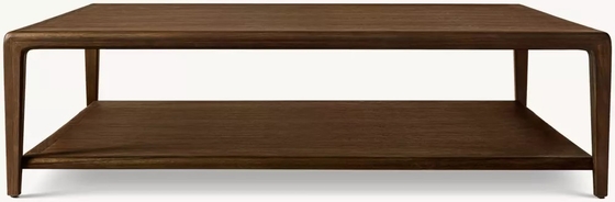 Living Room Modern Light Wood Coffee Table Customizable 1700x1000x450mm