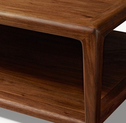 Living Room Modern Light Wood Coffee Table Customizable 1700x1000x450mm