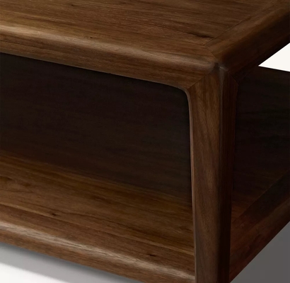 Living Room Modern Light Wood Coffee Table Customizable 1700x1000x450mm