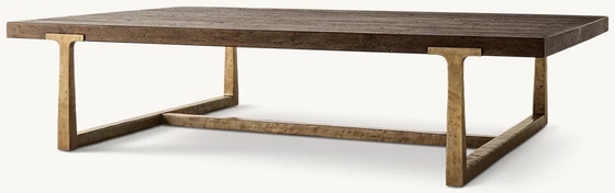 Modern Luxury Sintered Stone Coffee Table Lightweight Customizable