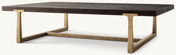 Modern Luxury Sintered Stone Coffee Table Lightweight Customizable