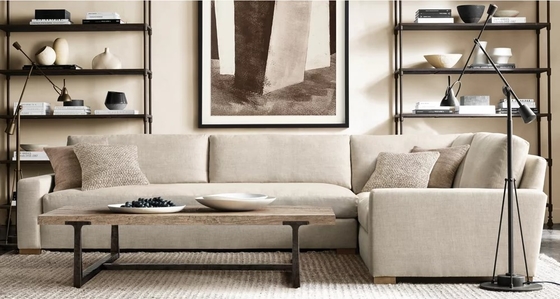 Modern Coffee Table Living Room Furniture 1400*800*450 Mm With Stainless Steel And Wood Top
