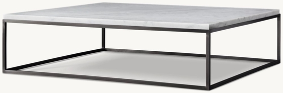 Homes Coffee Table Furniture With Customizable Size Stainless Steel And Sintered Stone Top