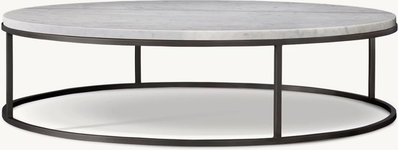 Stainless Steel And Sintered Stone Coffee Table Furniture For Modern Living Room