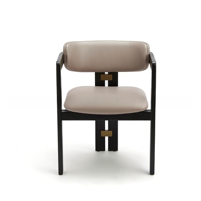 Modern Rosewood Arm Chair Brown Color 30 Inches With Foam Cushion