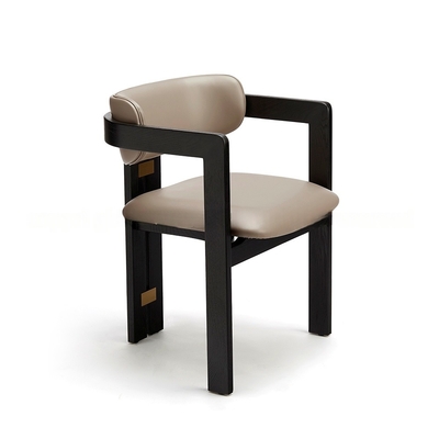 Modern Rosewood Arm Chair Brown Color 30 Inches With Foam Cushion