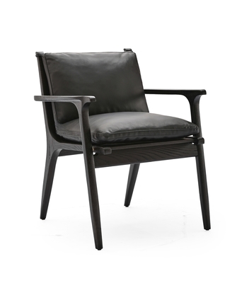 Indoor Office Rosewood Chair Stylish With 4 Legs and Backrest