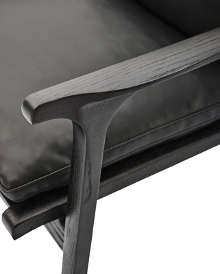 Indoor Office Rosewood Chair Stylish With 4 Legs and Backrest