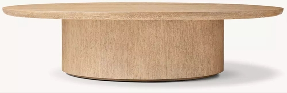 Living Room Solid Wood Coffee Table Furniture With Stainless Steel And Ceramic Top