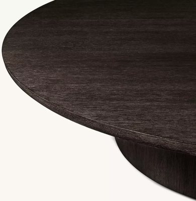 Living Room Solid Wood Coffee Table Furniture With Stainless Steel And Ceramic Top