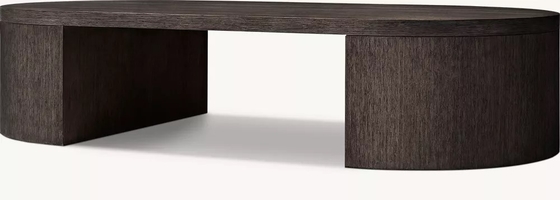 Modern Luxury Solid Wood Living Room Coffee Table With Stainless Steel And Ceramic Top
