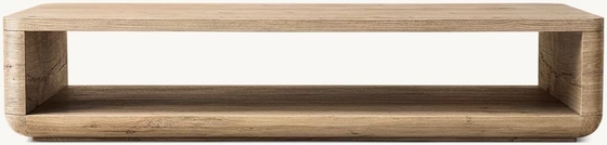 Living Room Solid Wood Coffee Table Modern Furniture With Stainless Steel And Ceramic Top