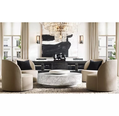 Functional Bedroom Console Table Furniture Modern With Sintered Stone Top