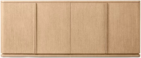 Bedroom Console Table Furniture With Roller Shutter Door Cabinet And Customizable Size