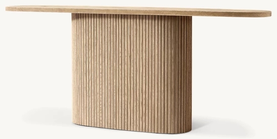 Modern Bedroom Console Table Customizable With Wood Glass Or Ceramic Top