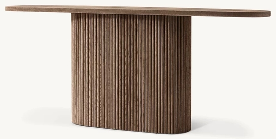 Modern Bedroom Console Table Customizable With Wood Glass Or Ceramic Top