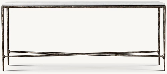 Bedroom Functional Console Table Furniture With Stainless Steel And Glass Top