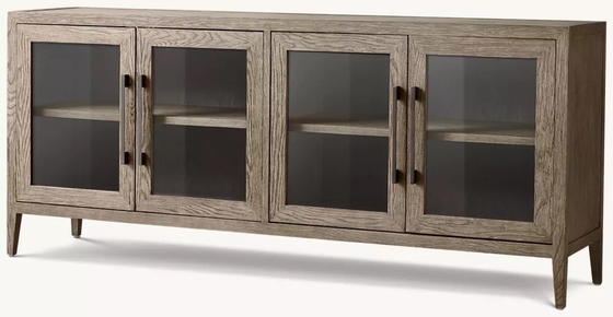Custom Bedroom Console Table Furniture With Stainless Steel And Sintered Stone Material