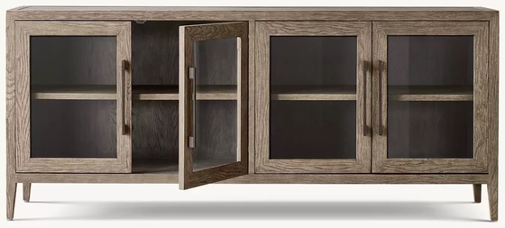 Custom Bedroom Console Table Furniture With Stainless Steel And Sintered Stone Material