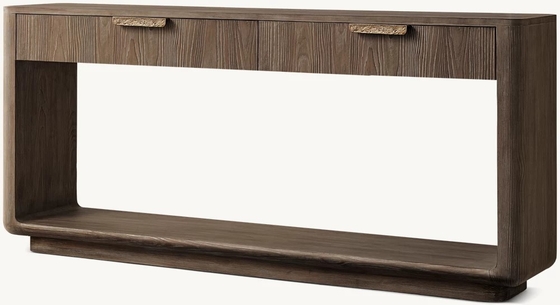 CT-006 Bedroom Modern Console Table Furniture With Roller Shutter Door Cabinet