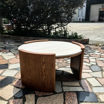 Living Room Solid Wood Modern Coffee Table 1000x1000x450mm